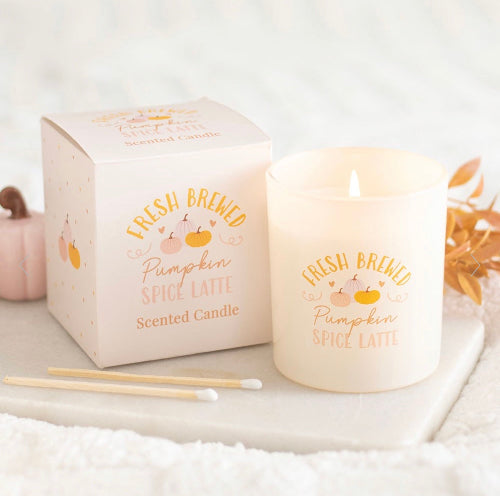 Autumn Fresh Brewed Pumpkin Spice Latte Candle