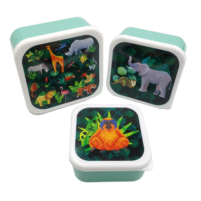 Animal Kingdom Lunch Boxes Set of 3 (S/M/L)