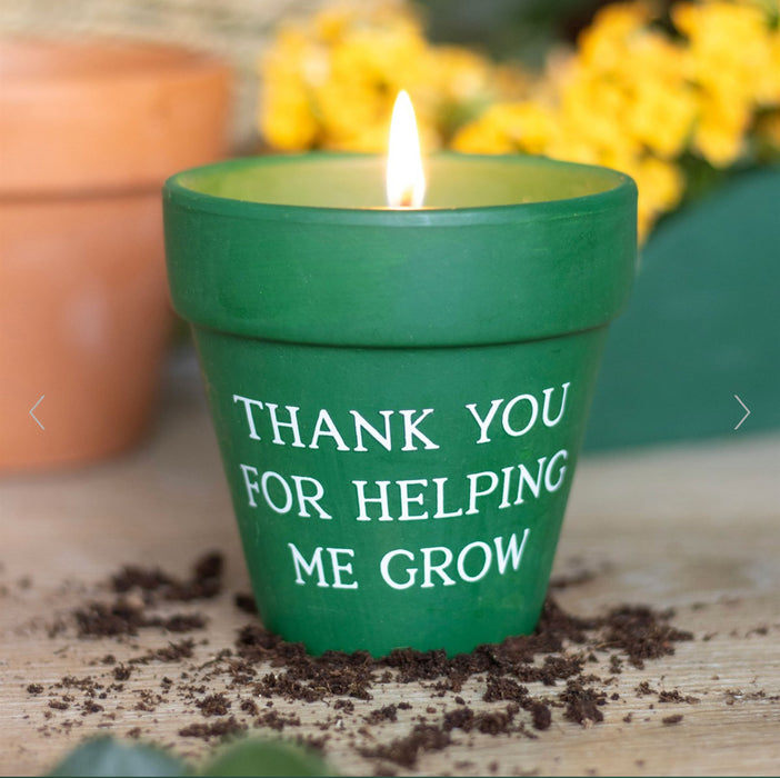 Thank You for Helping Me Grow Citronella Candle