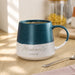 Personalised Handmade Blue Speckled Ceramic Mug - Any Message