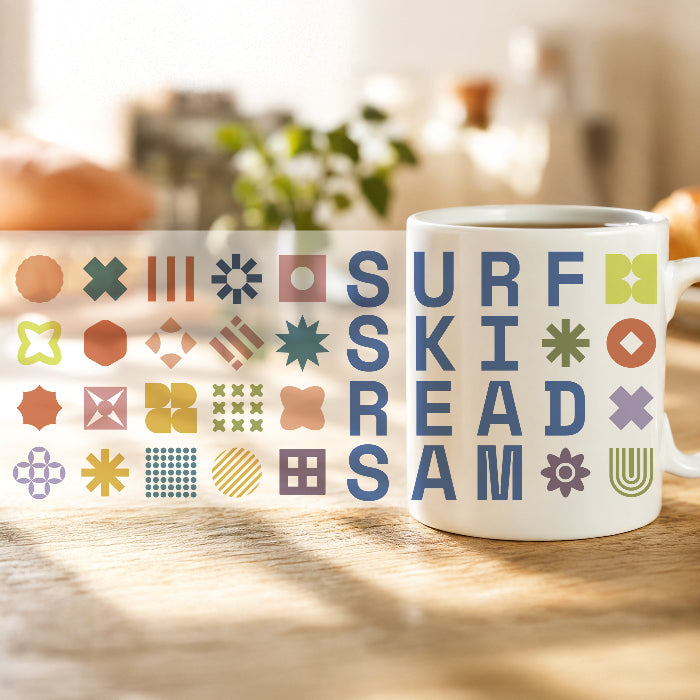 Personalised Hobbies Mug For Her & Him