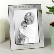 Personalised Mummy & Me Silver Photo Frame - 5x7