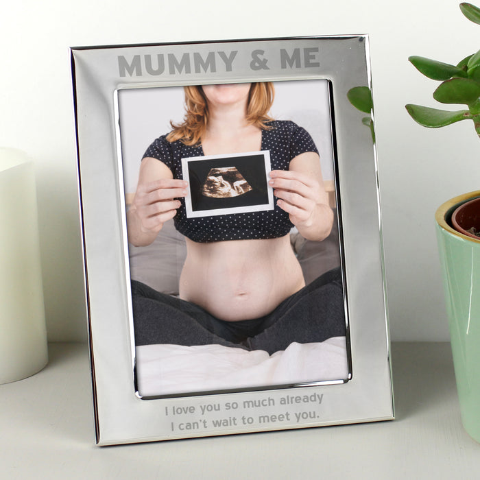 Personalised Mummy & Me Silver Photo Frame - 5x7