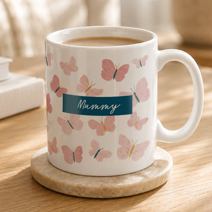 Personalised Butterfly Mug For Her