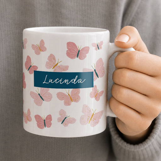 Personalised Butterfly Mug For Her