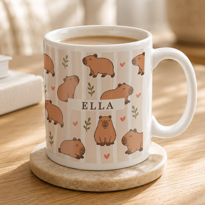 Personalised Capybara Mug For Her