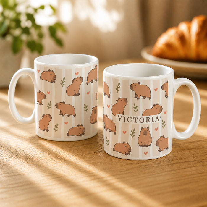 Personalised Capybara Mug For Her