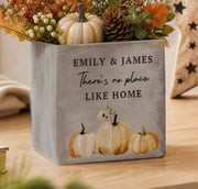 Autumn Pumpkin Plant Pot - Personalised