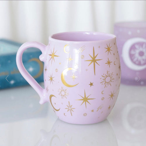 Celestial Purple Pastel Skies Mug