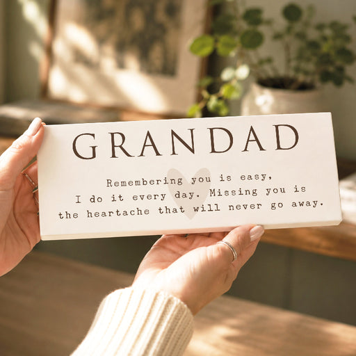 Personalised Grandad Memorial Ornament - Any Message