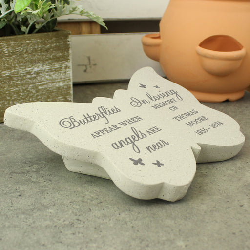 Personalised Butterflies Appear Memorial Butterfly Grave Ornament
