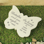 Personalised Butterflies Appear Memorial Butterfly Grave Ornament