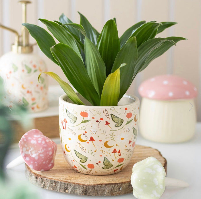 Fairy Folklore Print Plant Pot - Gift For Her