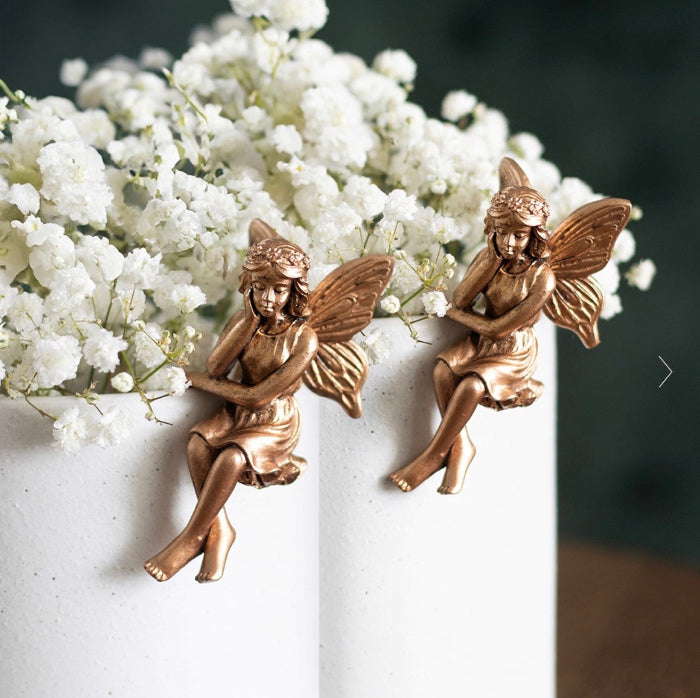 Set of 2 Fairy Plant Pot Hanger Ornaments