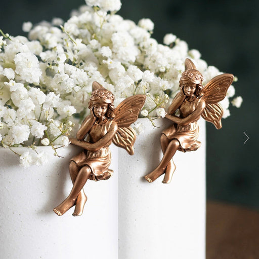Set of 2 Fairy Plant Pot Hanger Ornaments