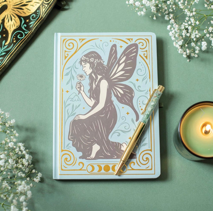 Fairy Tales A5 Notebook with Crystal Pen - Gift For Her