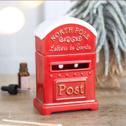 Letters to Santa Christmas Post Box Oil & Wax Melt Burner
