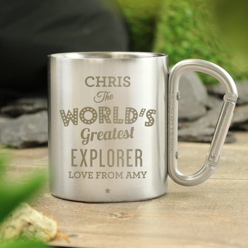 Personalised The World's Greatest Carabiner Mug
