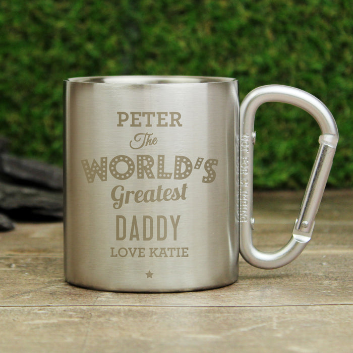 Personalised The World's Greatest Carabiner Mug
