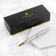 Engraved Cross Coventry Pen - Chrome Gold
