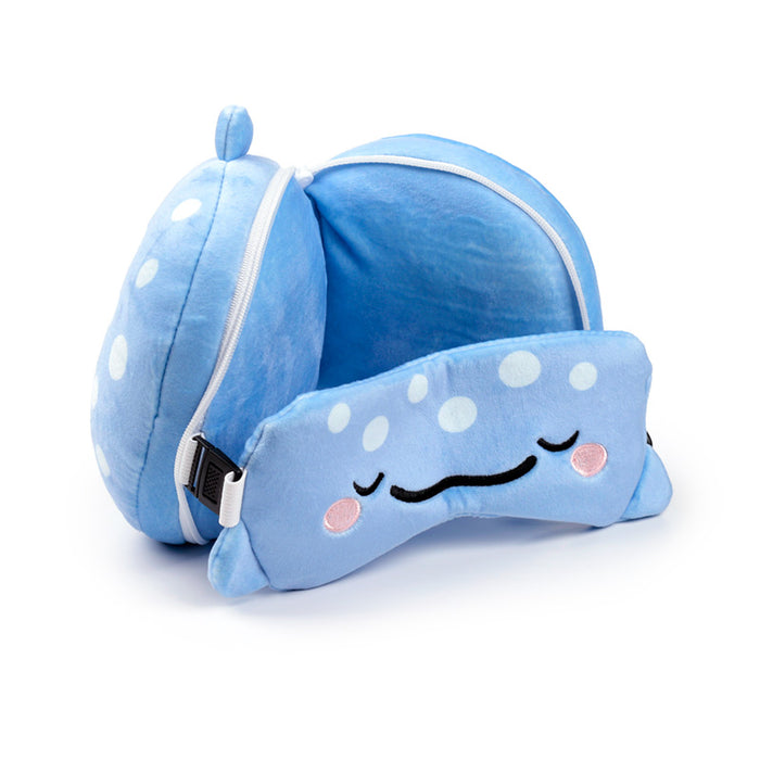 Aoi the Whale Shark Relaxeazzz Travel Pillow & Eye Mask
