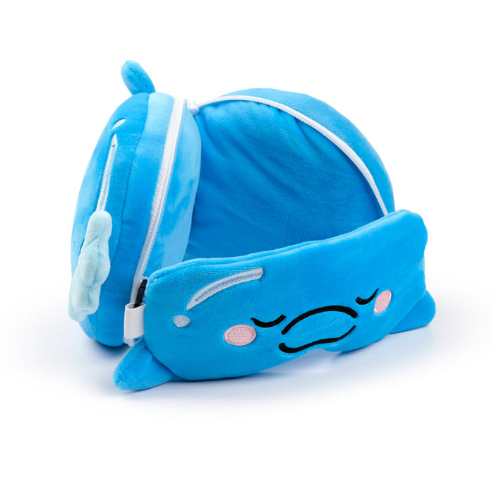 Blu the Dolphin Relaxeazzz Travel Pillow & Eye Mask