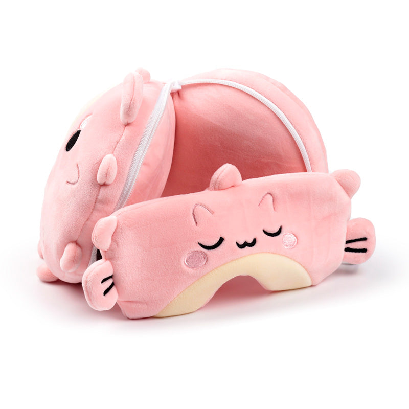 Puff the Puffer Fish Relaxeazzz Travel Pillow & Eye Mask
