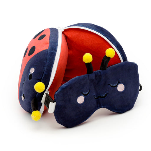 Adorabugs Ladybug Relaxeazzz Travel Pillow & Eye Mask