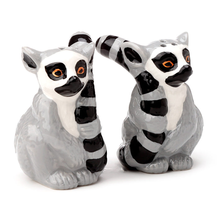 Lemur Ceramic Salt & Pepper Shakers Set