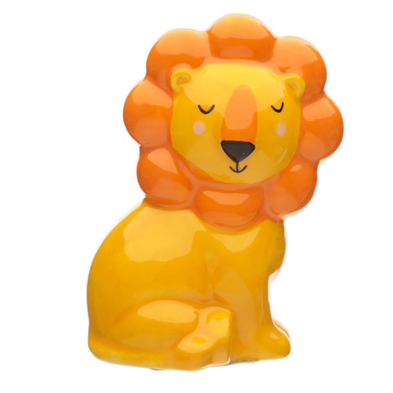 Lion Ceramic Salt & Pepper Shakers Set