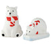 Polar Bear Ceramic Salt & Pepper Shakers Set