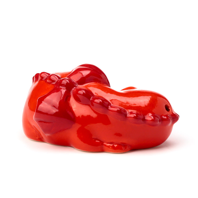 Red Dragon Ceramic Salt & Pepper Shakers Set