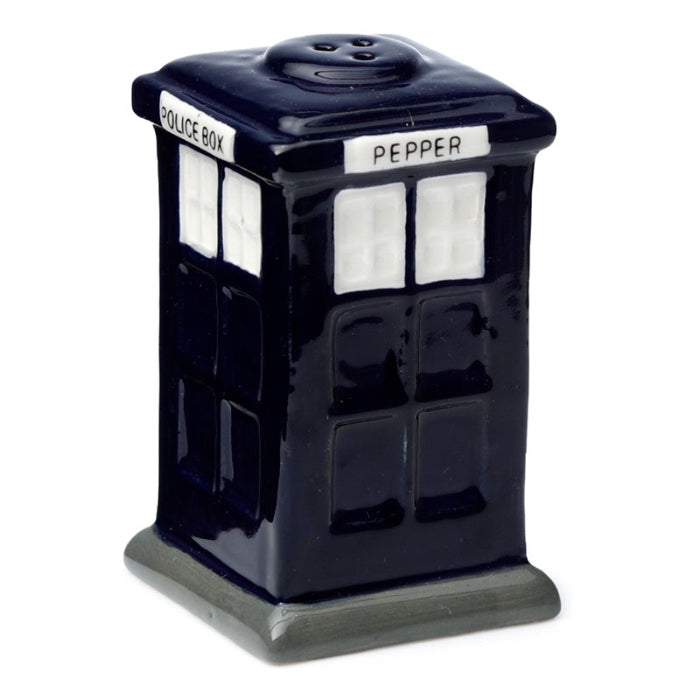 London Police Box Ceramic Salt & Pepper Shakers Set