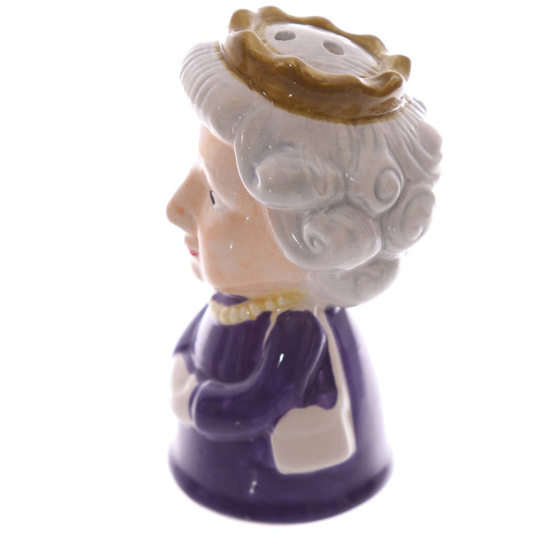Queen and Corgi Ceramic Salt & Pepper Shakers Set