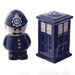 London Police Box and Policeman Ceramic Salt & Pepper Shakers Set