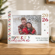 Personalised Merry Christmas 2026 Box Photo Frame - 5x7