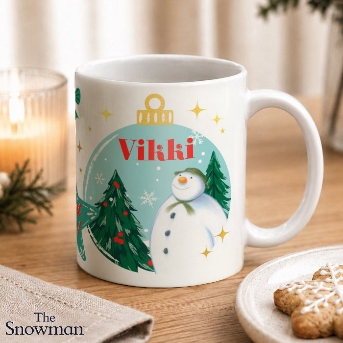 Personalised The Snowman Christmas Wishes Mug  - Christmas Gift