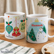 Personalised The Snowman Christmas Wishes Mug  - Christmas Gift