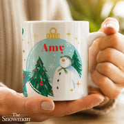 Personalised The Snowman Christmas Wishes Mug  - Christmas Gift