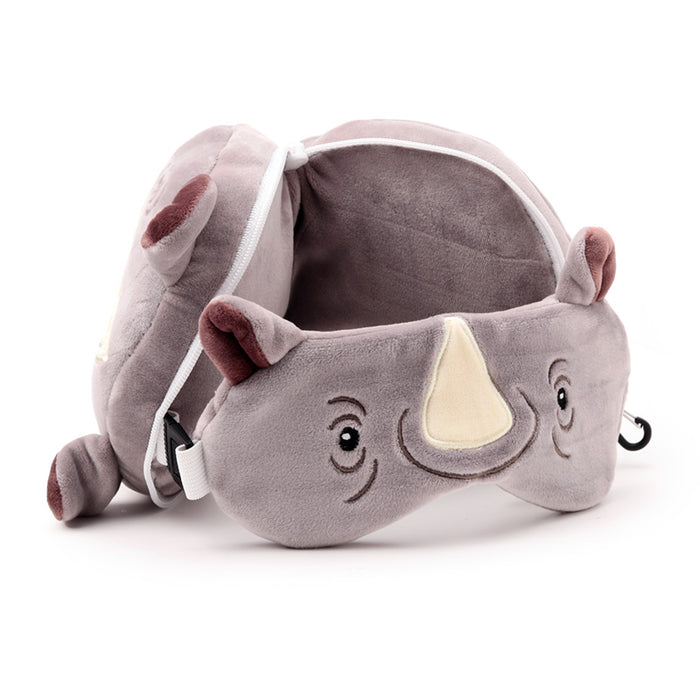 Rhino Relaxeazzz Travel Pillow & Eye Mask