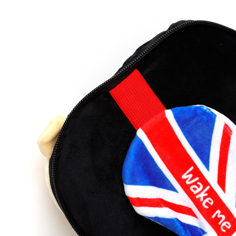 Guardsman Relaxeazzz Round Plush Travel Pillow & Eye Mask