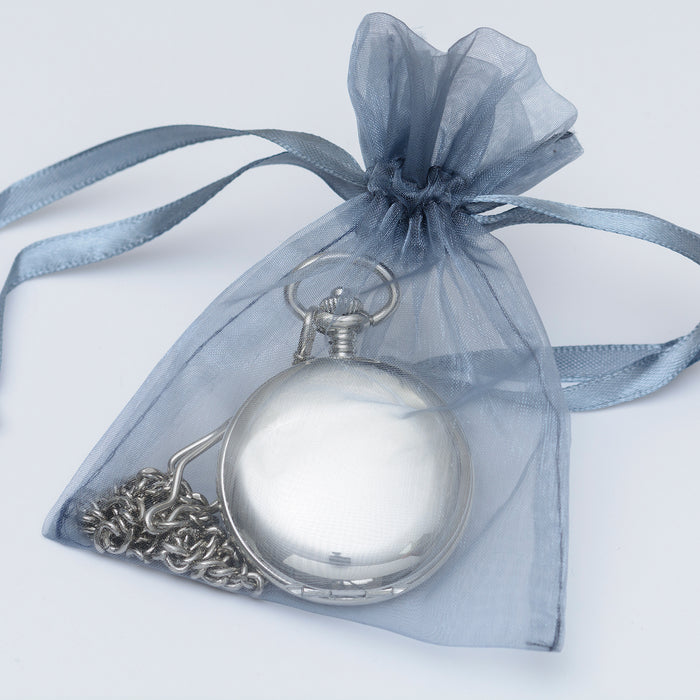 First Holy Communion Engraved Pocket Watch With Chain