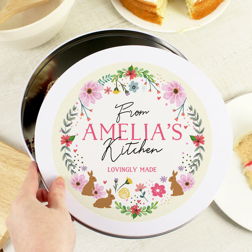 Personalised Easter Cake Tin