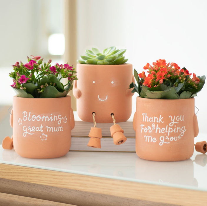 If Friends Were Flowers Sitting Plant Pot Pal