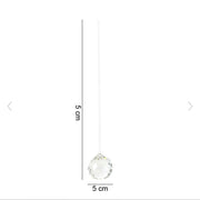 Hanging Faceted Crystal Ball