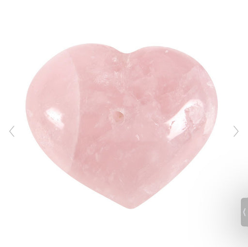 Rose Quartz Crystal Heart Incense Stick Holder