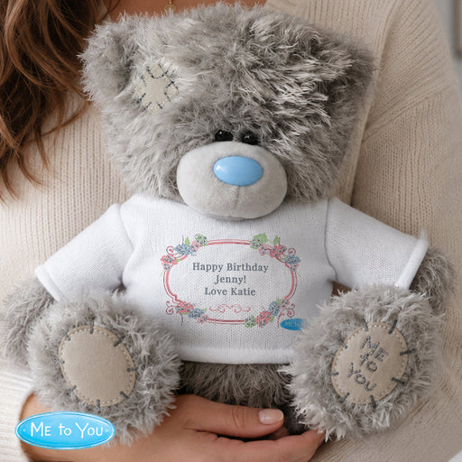 Personalised Birthday Me To You Bear -  Floral