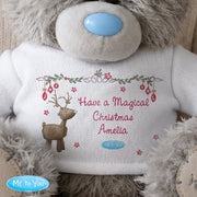 Personalised Me To You Christmas Teddy Bear - Reindeer
