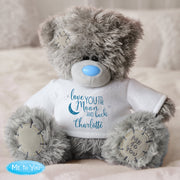 Personalised Love You To The Moon & Back Me to You Teddy Bear