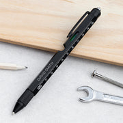 Personalised Spirit Level Multitool Pen with LED Torch